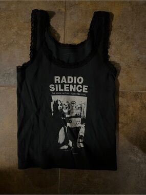 Brandy Melville Radio Silence Lace Tank Top